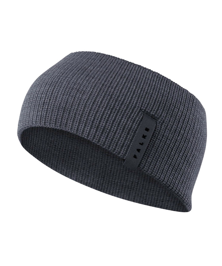 FALKE Unisex Stirnband Basic Merino Ultrafine Rib U Hb Wolle schnelltrocknend warm 1 Stück, Grau Dar