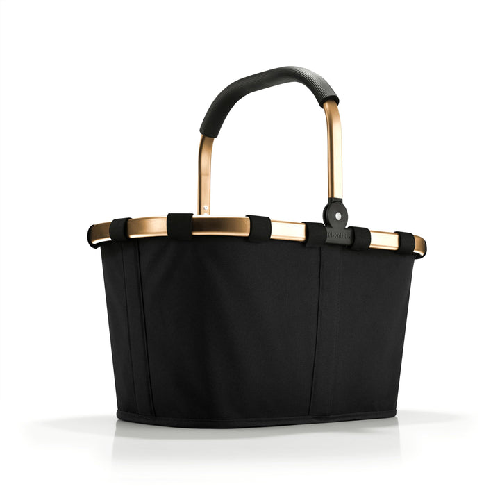 reisenthel carrybag frame light gold/black – Stabiler Einkaufskorb mit viel Stauraum und praktischer
