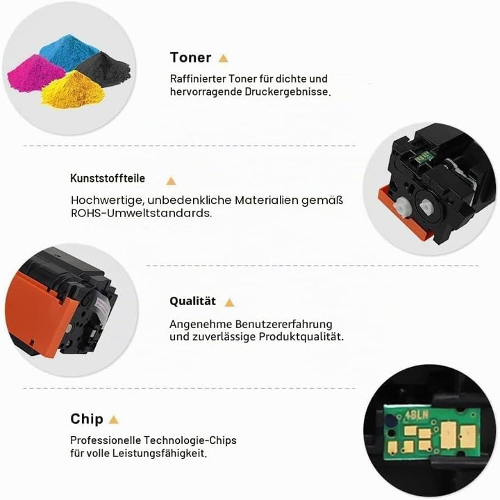 Cool Toner Kompatibel Tonerkartusche als Ersatz für HP 410A 410X CF410X M477fdw Toner Color Laserjet