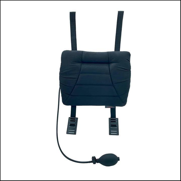 SITWELL Comfort Rückenkissen mit schwarzem Stoffbezug Stoff Schwarz, Stoff Schwarz