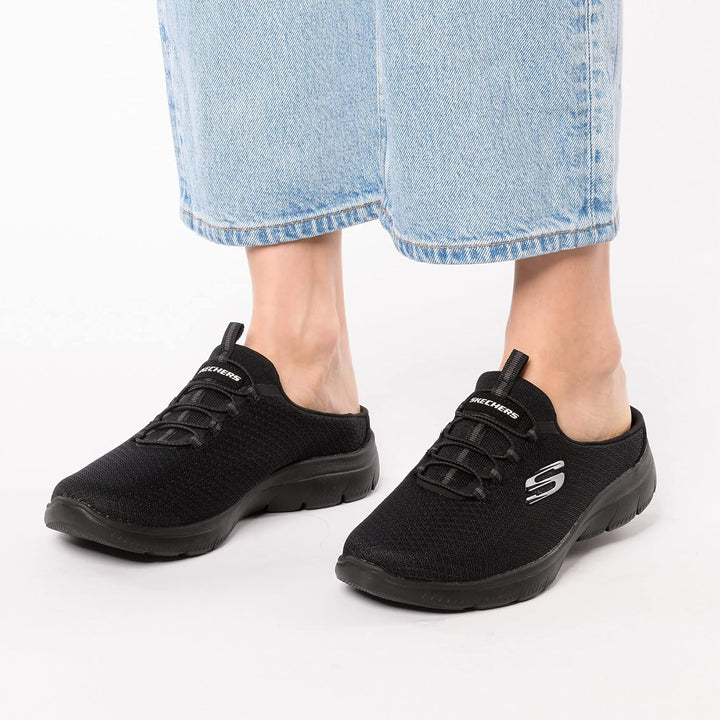 Skechers Damen 149529-nvhp Freizeitschuh, Schwarz Bbk