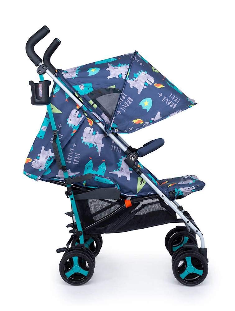Cosatto Supa 3 Pushchair – Lightweight Stroller from Birth to 25kg - Compact Fold, Shopping Basket,