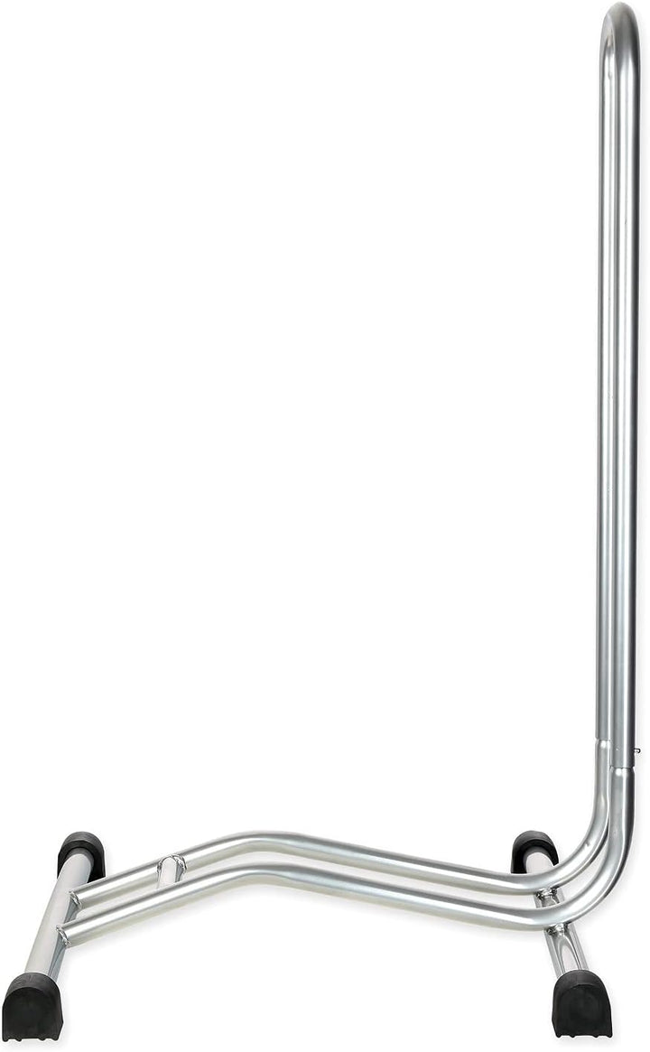 Schramm® 2 Stück Fahrradständer in schwarz oder Silber Bodenständer freistehend Radständer 38 x 42 x
