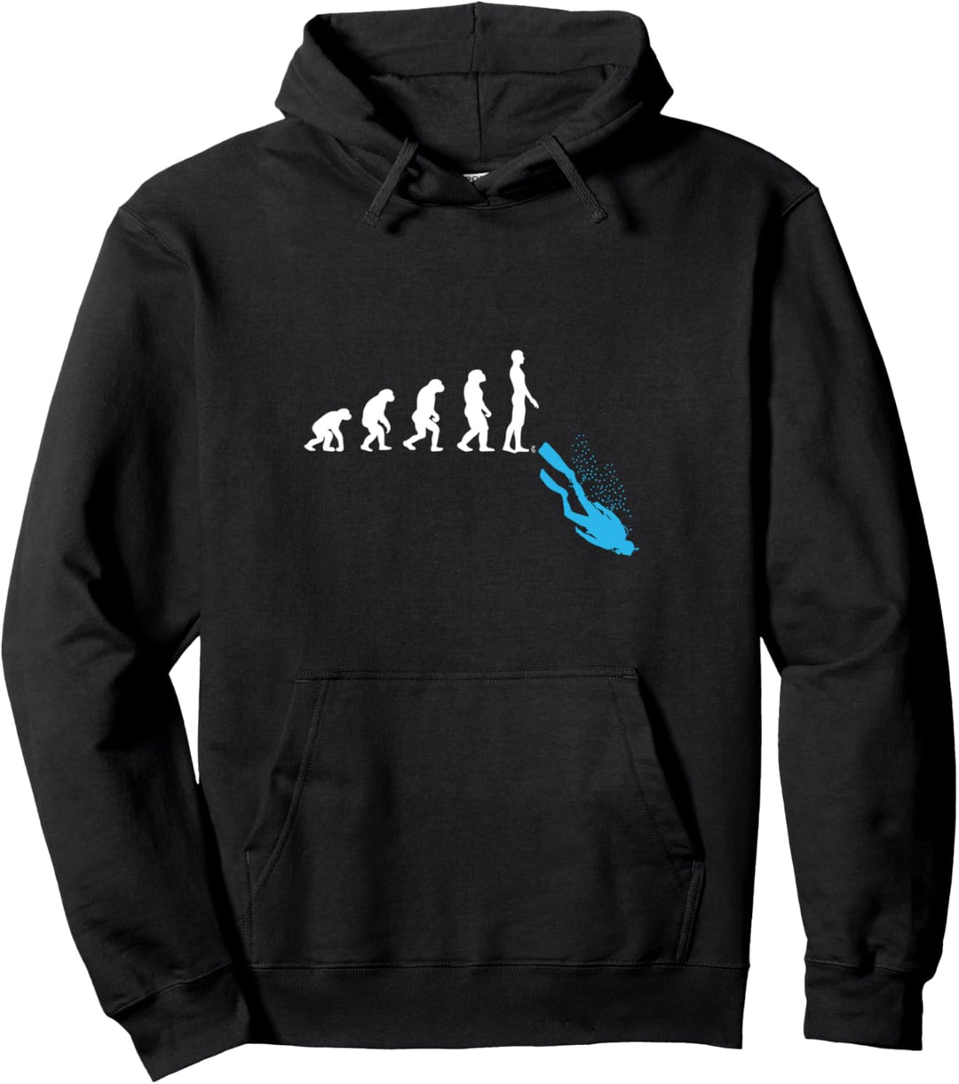 Taucher Evolution Diver Unter Wasser Geschenk Pullover Hoodie