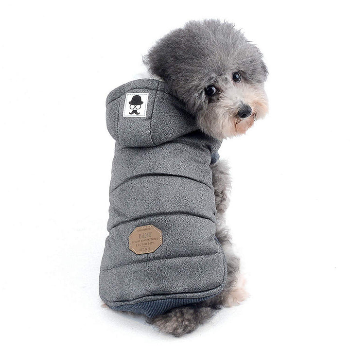 Zunea Hunde Wintermantel für Kleine Hunde Weich Fleece Winterjacken Kapuzenpullis Winddicht Welpenma
