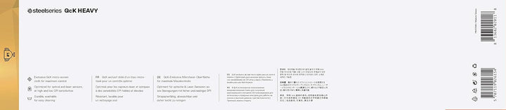 SteelSeries QcK XXL - Gaming-Mauspad - Stoff - Gummiunterseite - Schwarz (900mm x 400mm x 2mm) XXL D