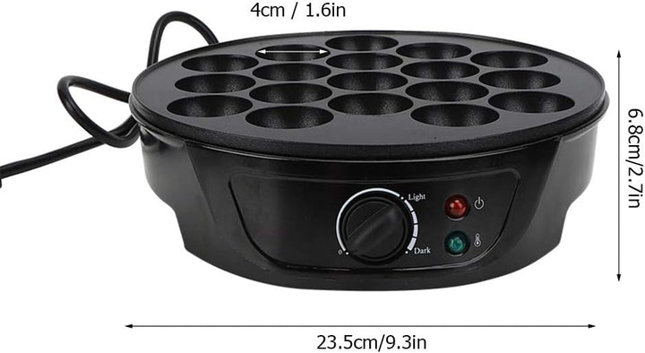 Elektrische Takoyaki-Maschine 18 Löcher Non-Stick Küchen Elektrische Maschine für die Herstellung Ja