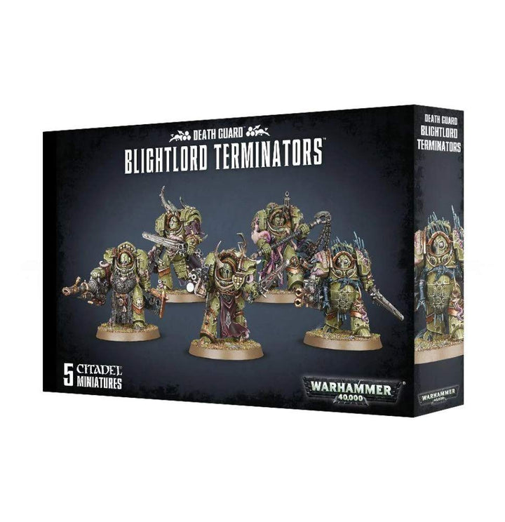 Warhammer 40k - Death Guard Blightlord Terminators, Black