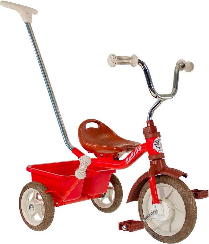 Italtrike Classic Line Passenger Dreirad Tricycle 2-5 Jahre Rot, Rot