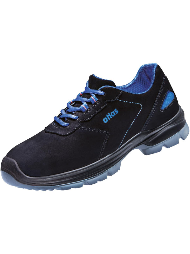 Atlas Ergo-MED 645 XP ESD S3 Sicherheitsschuhe, Halbschuhe Herren, Softnubukleder 39 EU, 39 EU Schwa