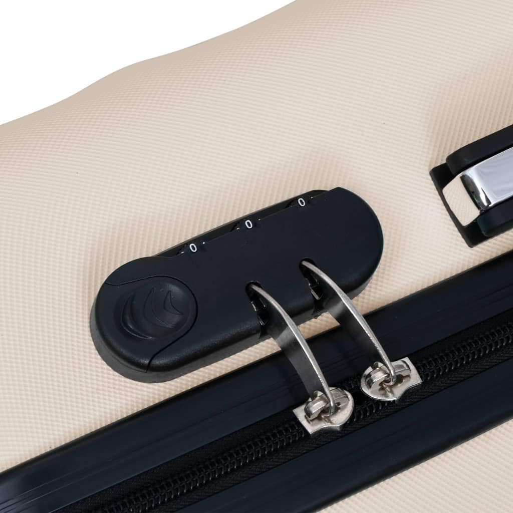 vidaXL Hartschale Trolley Set 3-TLG. 4 360-Grad-Rollen Hartschalenkoffer Reisekoffer Koffer Kofferse
