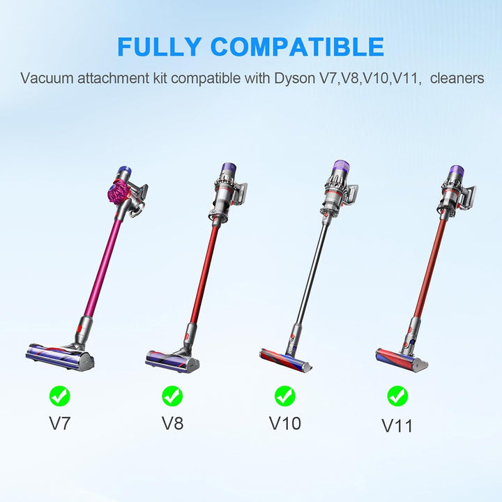 5 Stück Staubsauger Zubehör Set für Dyson Gen5 V7 V8 V10 V11, 5 in1 Staubsauger Ersatzteile Düsen Un
