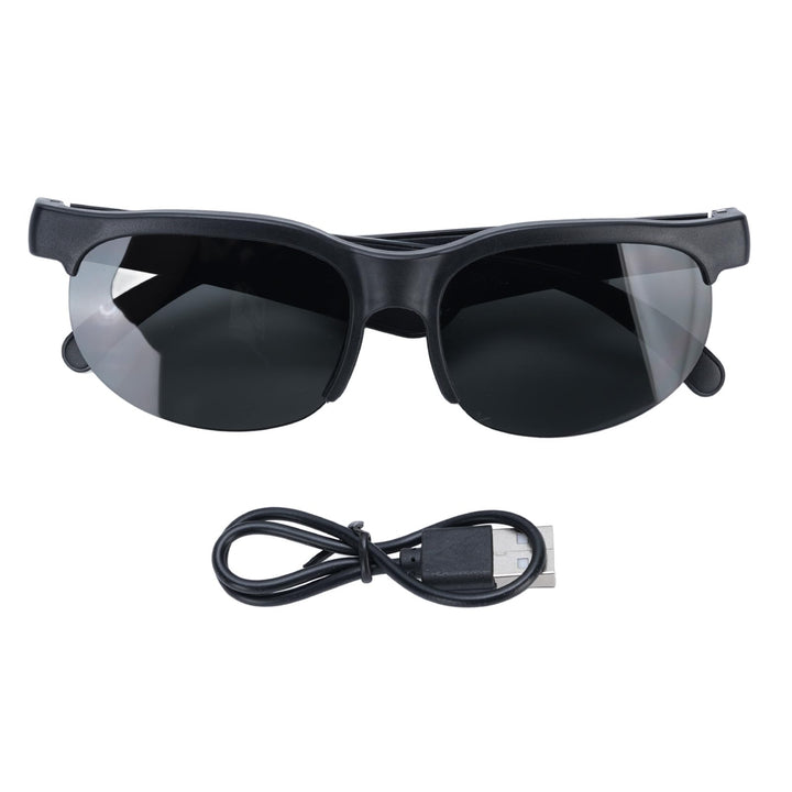 Smart Bluetooth Sunglasses, Wireless Sound Sunglasses, Built in Mic Music Sunglasses, 140 Languages
