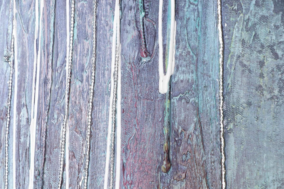 YS-Art Abstrakt Acryl Gemälde auf Leinwand Melodie handgemalt Wandbilder Wohnzimmer modern Wohndekor