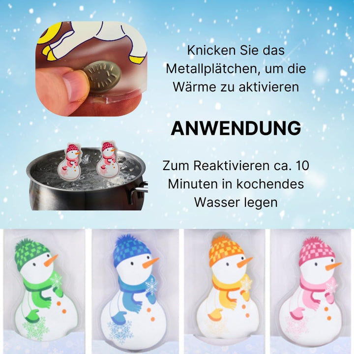 Taschenwärmer wiederverwendbar, Handwärmer, Wärmekissen, Wärmepads, Fingerwärmer für Kinder und Erwa
