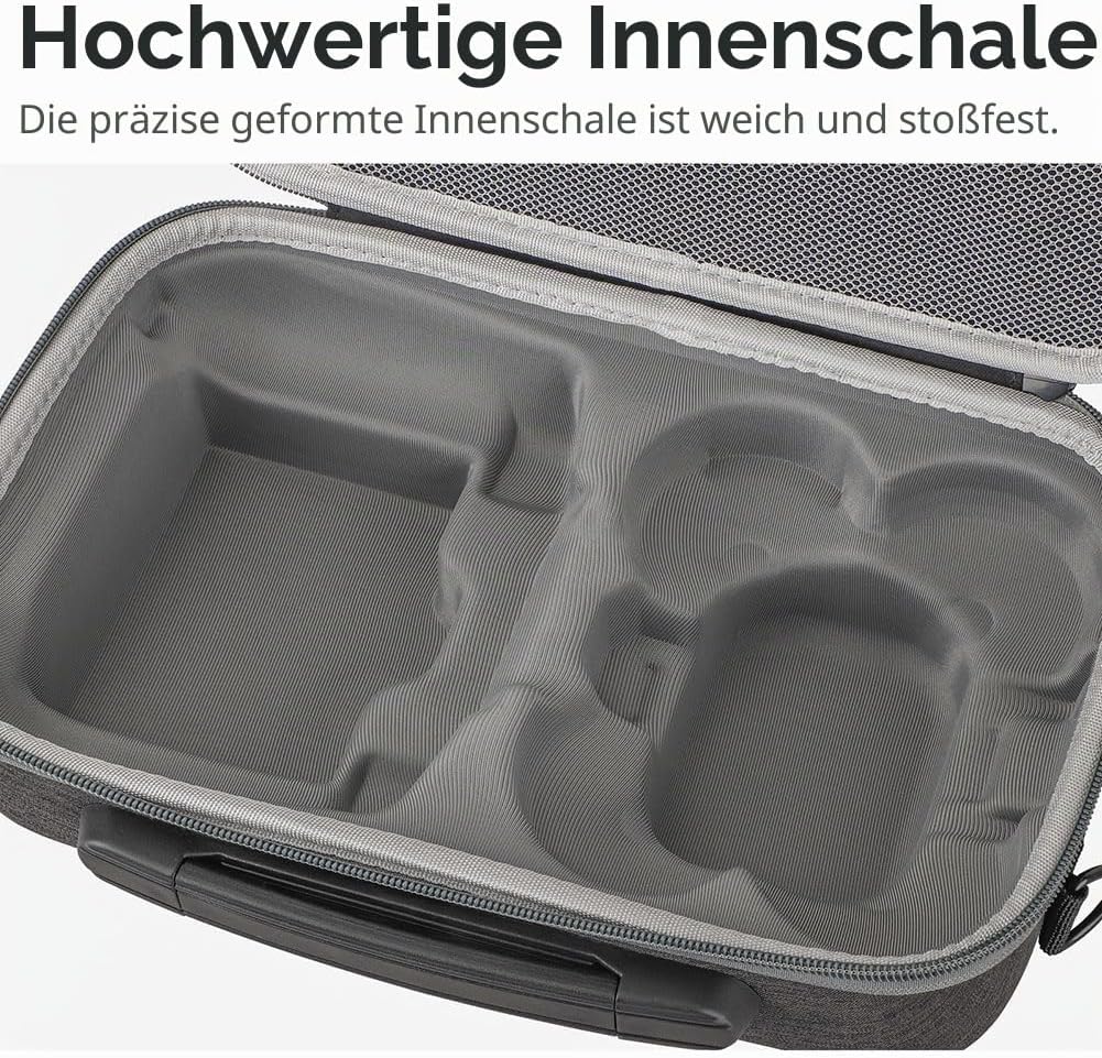 Harte Tragetasche für DJI Neo, kompatibel mit RC 2, Reise-Schutz-Umhängetasche und Zubehör