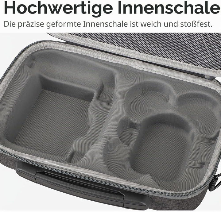 Harte Tragetasche für DJI Neo, kompatibel mit RC 2, Reise-Schutz-Umhängetasche und Zubehör