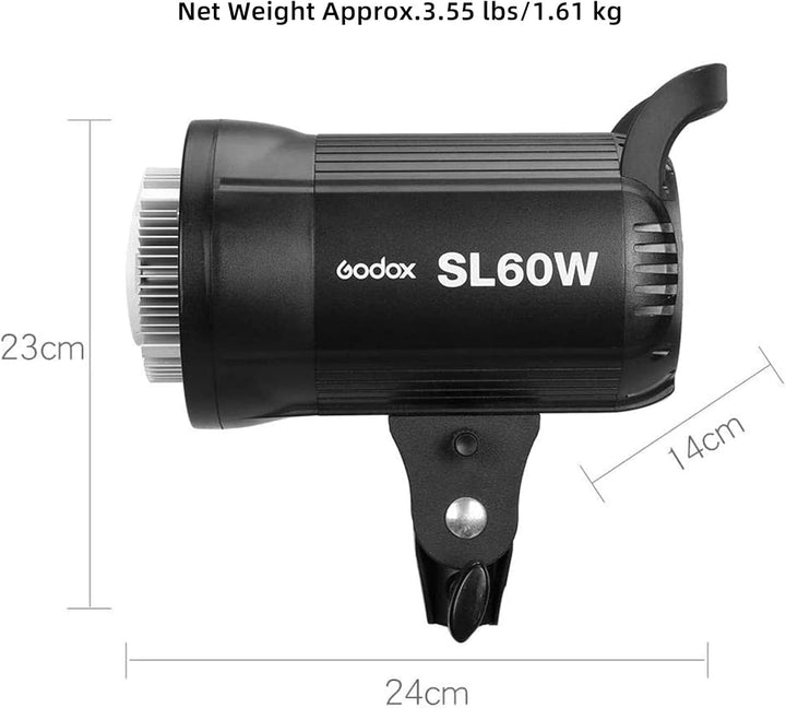 Godox SL-60W LED Continuous Light - 5600±300K Recording Photography Wireless Brightness Adjustable 4