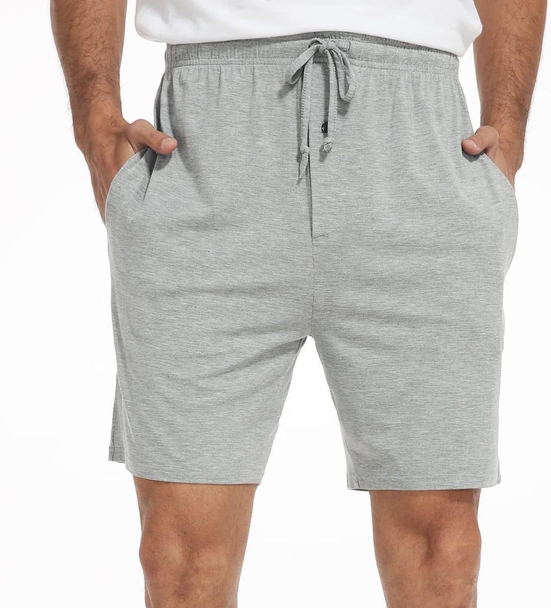 North Bund Herren Schlafanzughose Kurz Pyjamahose 2er Pack Schlafshorts Freizeithose Sommer Nachtwäs