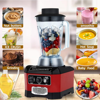 BioloMix Standmixer 2200W SmoothieMixer,Selbstreinigungs funktion, eingebauter Timer,Hochleistungsmi