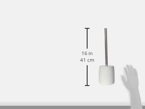 blomus -SONO- WC-Bürste aus Keramik / Kunststoff, Microchip, WC-Garnitur, Soft-Touch, hygienisch, fr