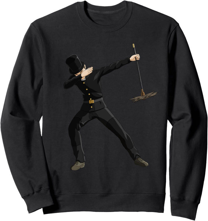 Lustiges Kaminkehrer Dabbing Schornsteinfeger Sweatshirt