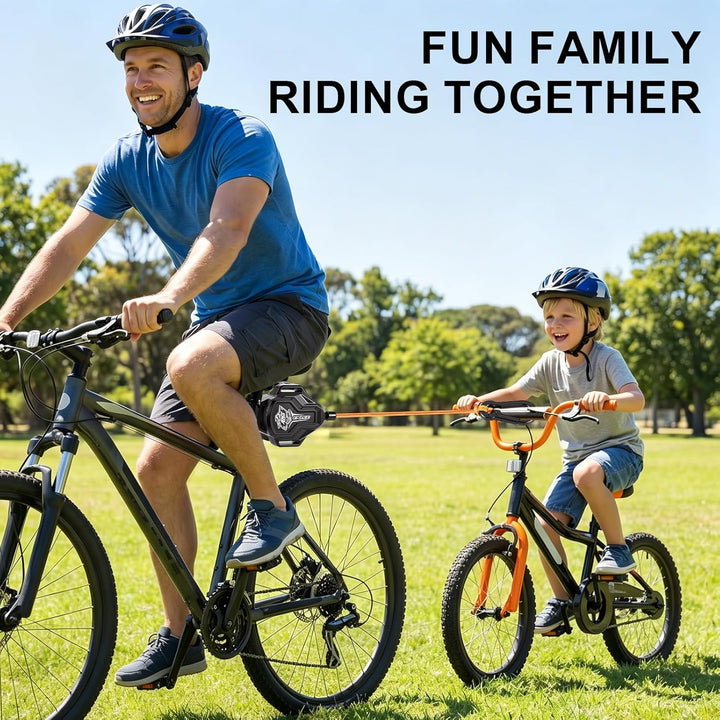 Fahrrad Abschleppseil Kinder, 2.5 M abschleppseil Fahrrad mit Pull-Tab & Abriebschutz, 100 kg Zugkra
