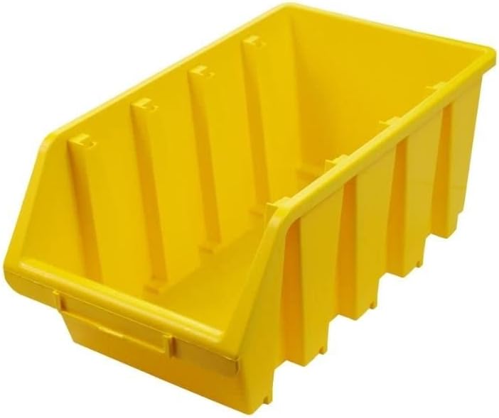 PROREGAL SuperSparSet 40x Sichtlagerbox 4 | HxBxT 15,5x20,4x34cm | Gelb | Sichtlagerbehälter Sichtla