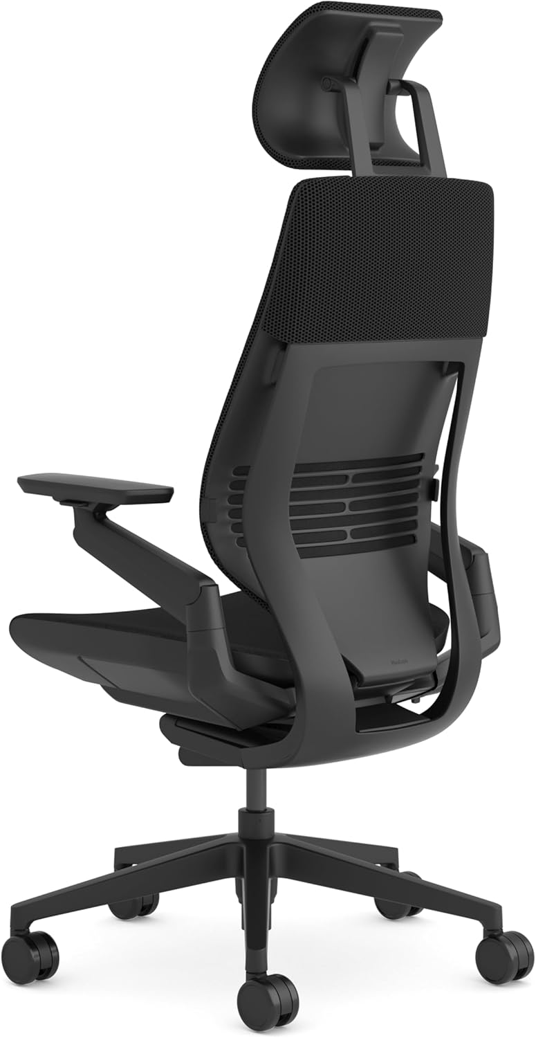 Steelcase Gesture Ergonomischer Bürostuhl mit 360° Armlehnen, 3D-Live Back Lumbalstütze, anpassbarer