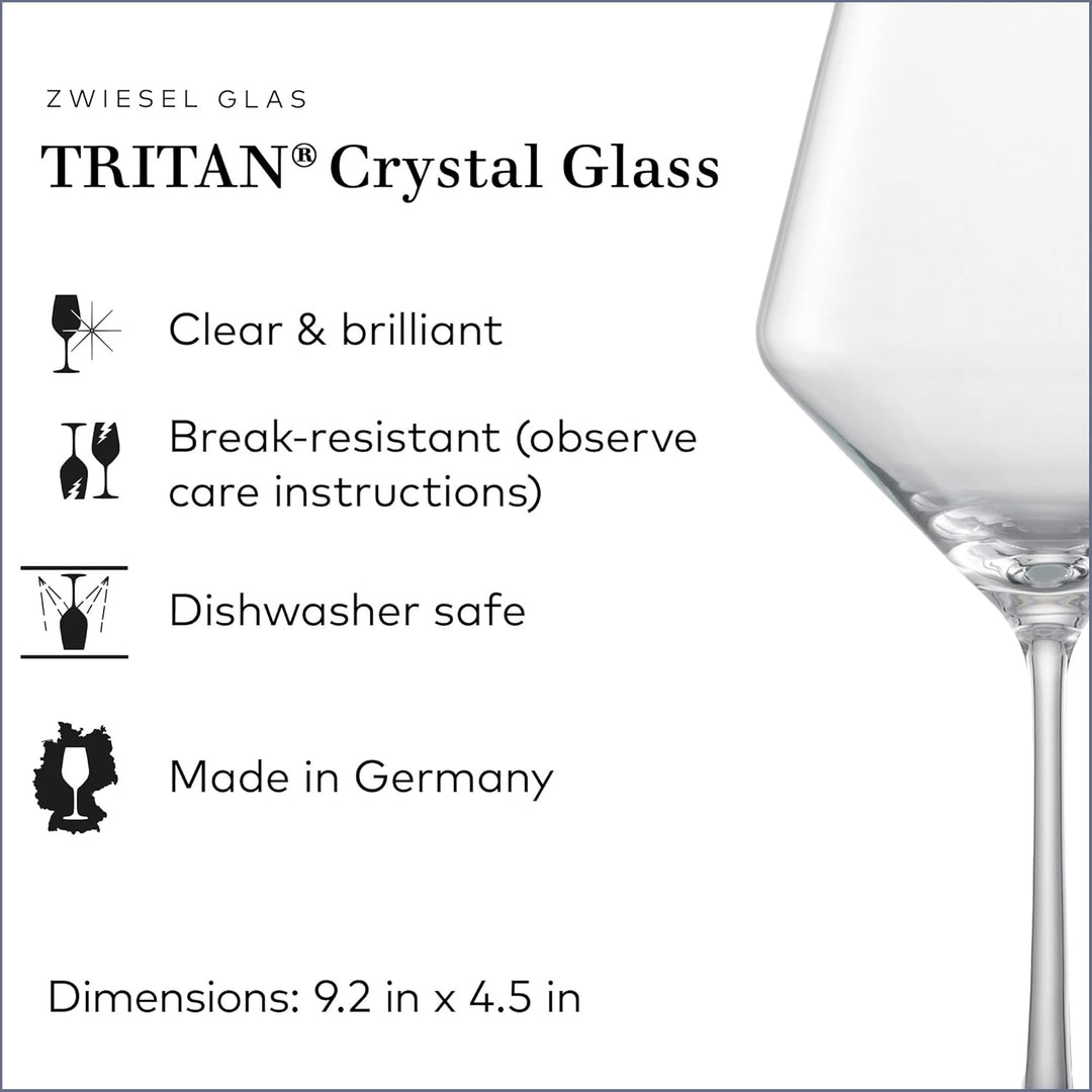 Schott Zwiesel 141104 Pure Bourgogne Goblet, 0.69 L, 6 Stück Single Burgundy goblet, Single Burgundy