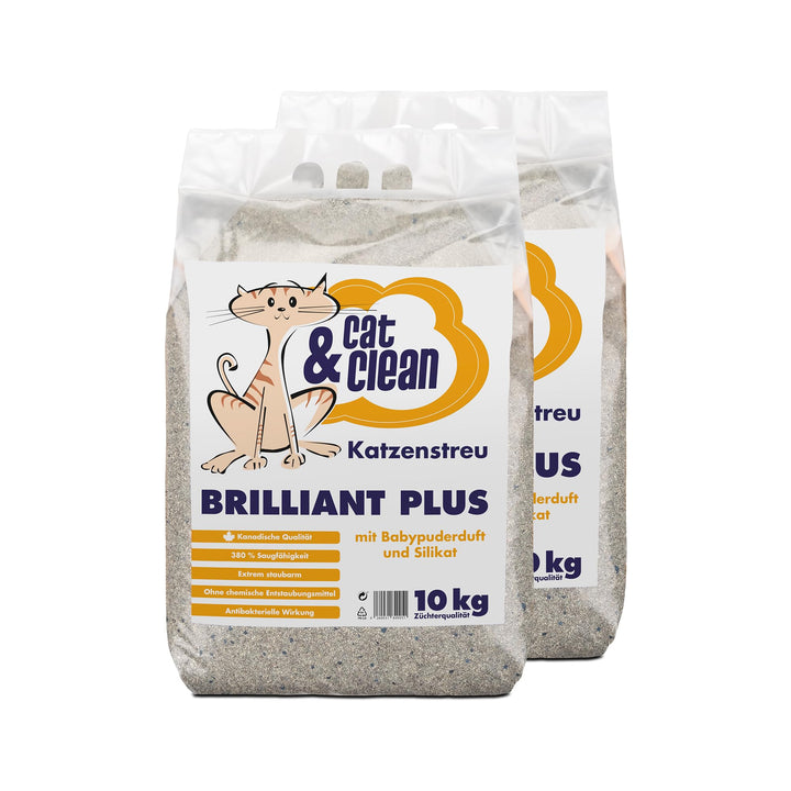 Cat & Clean Katzenstreu Der Extraklasse Klumpendes Einstreu Extrem Saugfähig Naturprodukt Aus Benton