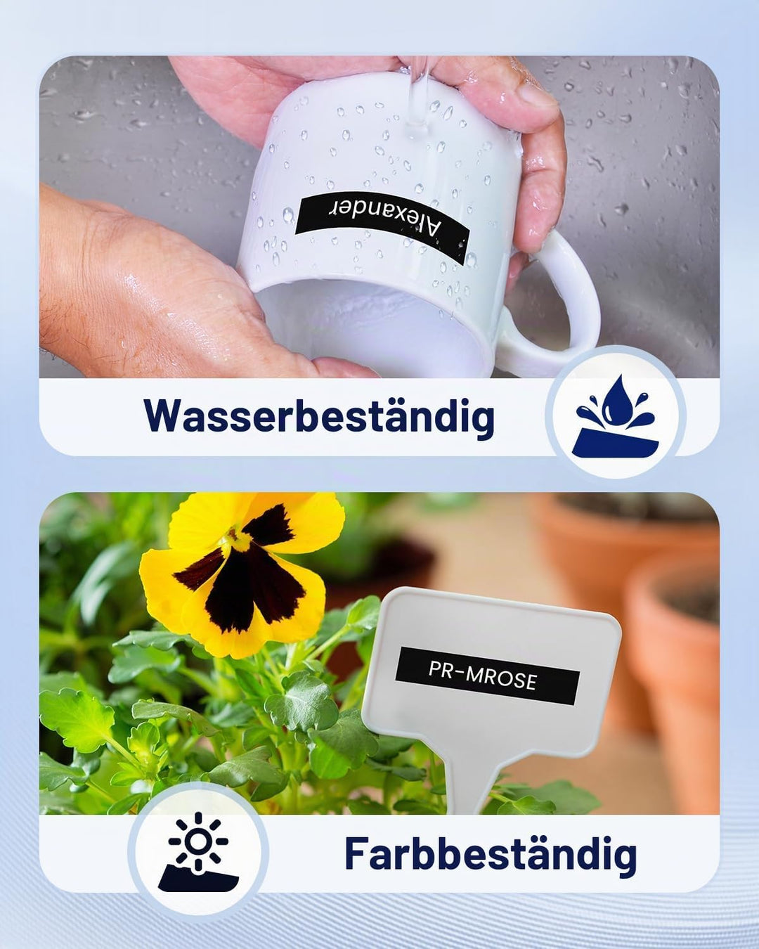 Anycolor TZe-335 12mm Schwarz Schriftband kompatibel für Brother P Touch Bänder TZ TZe335 Tape Casse