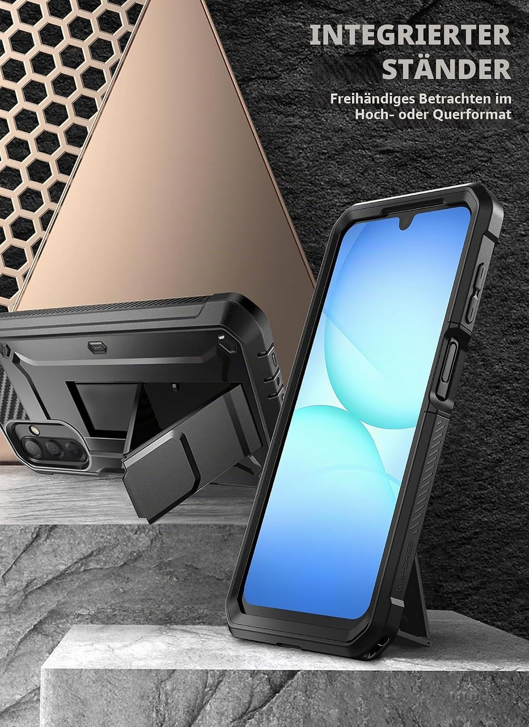 SUPCASE für Samsung Galaxy A17 Hülle 5G Bumper Case 360 Grad Handyhülle Robust Schutzhülle Cover (Un