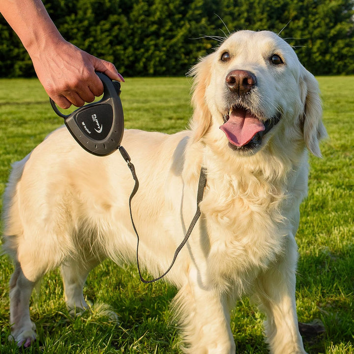 Ferplast Hundeleine Flippy TECH, Rollleine mittelgrosse Hunde bis 25 kg. Ausziehbares Gurtband max.