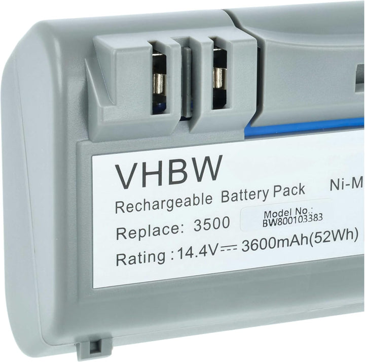 vhbw NiMH Akku 3600mAh (14.4V) kompatibel mit iRobot Scooba 330, 340, 34001, 350, 380, 385, 390, 580