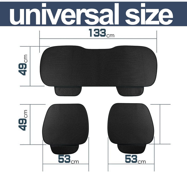 Auto Accessori Lupex Sitzbezug Set 3-teilig Universal Auto | Sitzschutz 2 Vordersitze und 1 Rücksitz