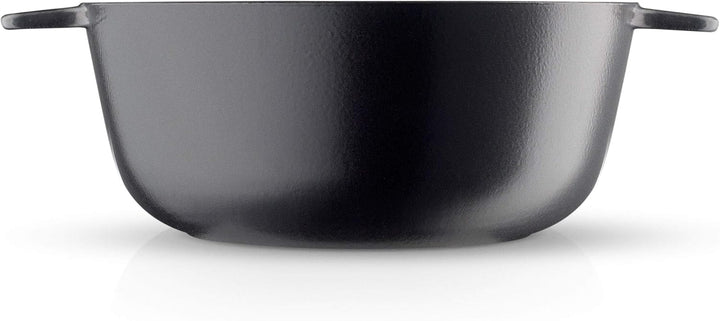 EVA SOLO Patelnia 28cm z Induction Heat Control, Gusseisen, Black, 28 cm