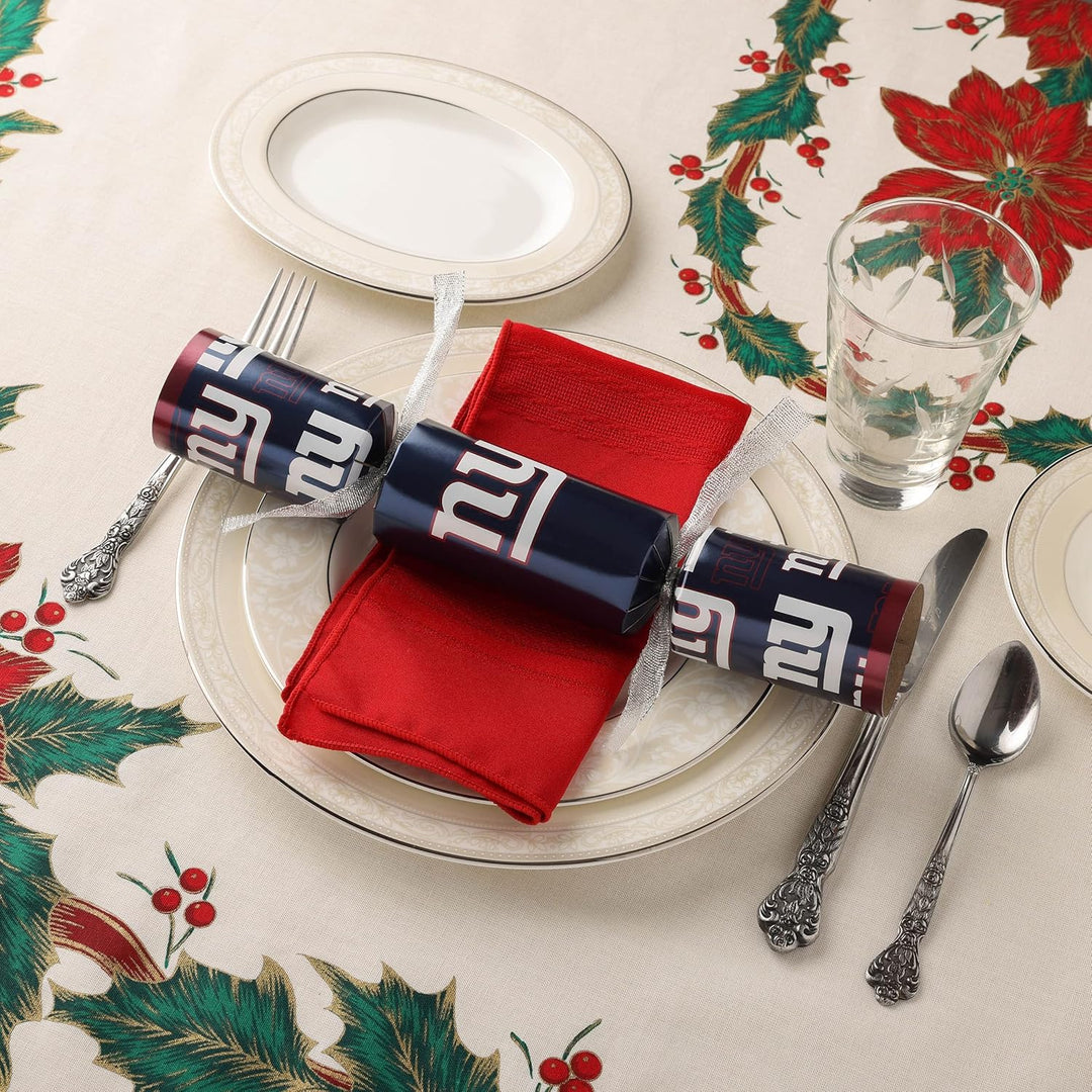 FOCO New York Giants NFL Amerikanischer Fussball Packung mit 6 Weihnachtsfeier Gefälligkeiten