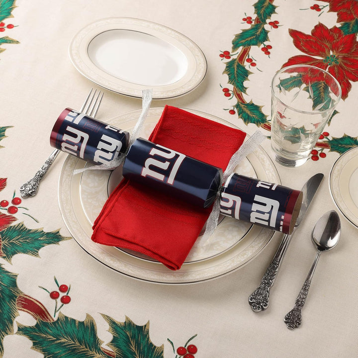 FOCO New York Giants NFL Amerikanischer Fussball Packung mit 6 Weihnachtsfeier Gefälligkeiten