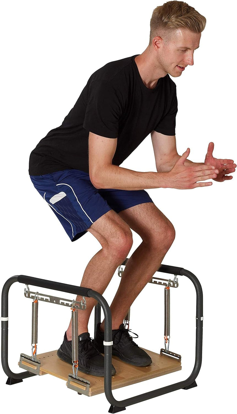 pedalo Stabilisator Profi I Federbrett I Gleichgewichtstrainer I Koordination I Propriozeption I Rea