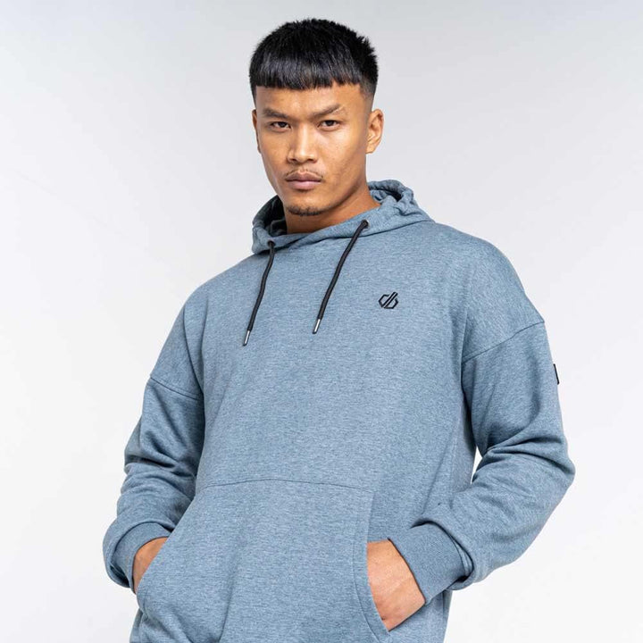 Dare 2b Distinctly Herren-Hoodie im urbanen Stil mit verstellbarem Kordelzug, Kängurutasche vorne un