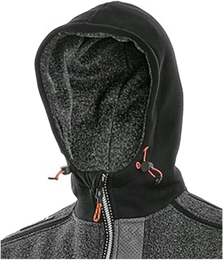 CANIS CXS Indianapolis Fleece Jacke Herren Fleeceisolierte Arbeitsjacke mit Kapuze, Reissverschluss,