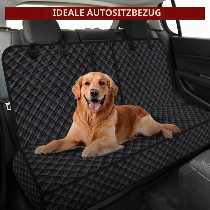 Hundedecke Auto Rückbank, Wasserdicht Hunde Autositzbezug, Kratzfest Autoschondecke Hund Rücksitz mi