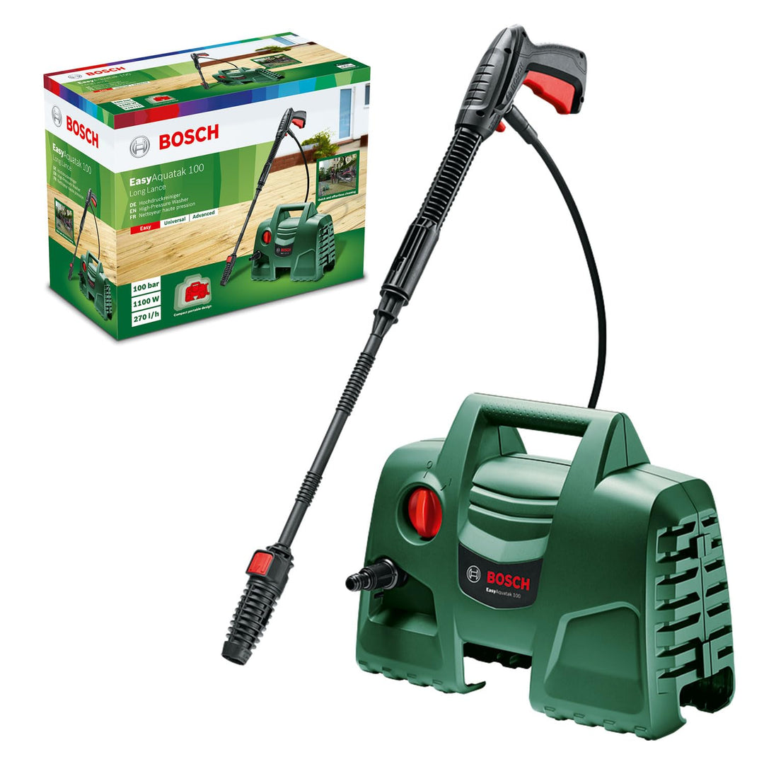Bosch Home and Garden Hochdruckreiniger EasyAquatak 100 Long Lance (1100 W, 5 m Schlauch, max. Förde