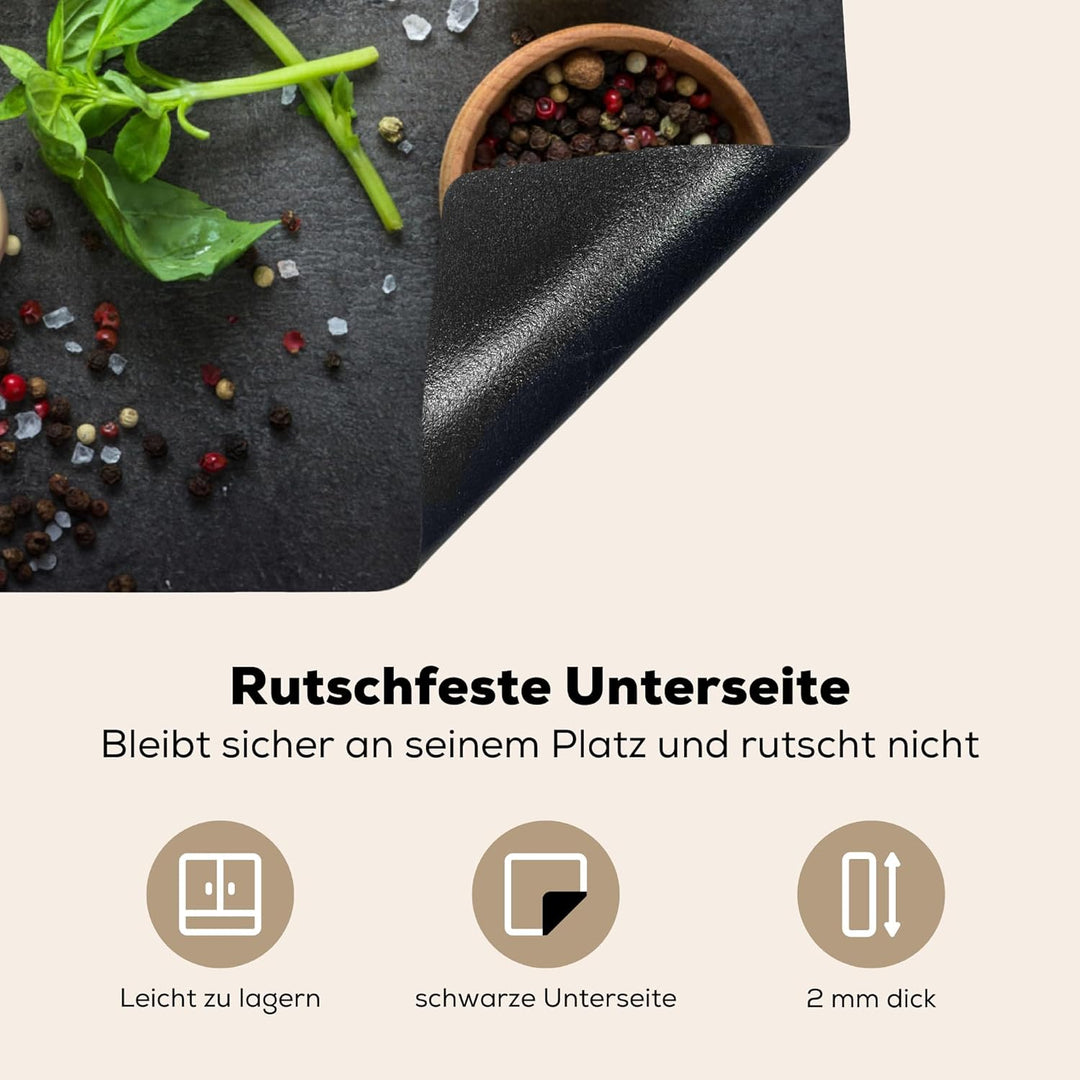 KitchenYeah© Herdabdeckplatte Einteilig Ceranfeld Abdeckplatte für Induktionsschutz Ceranfeldabdecku