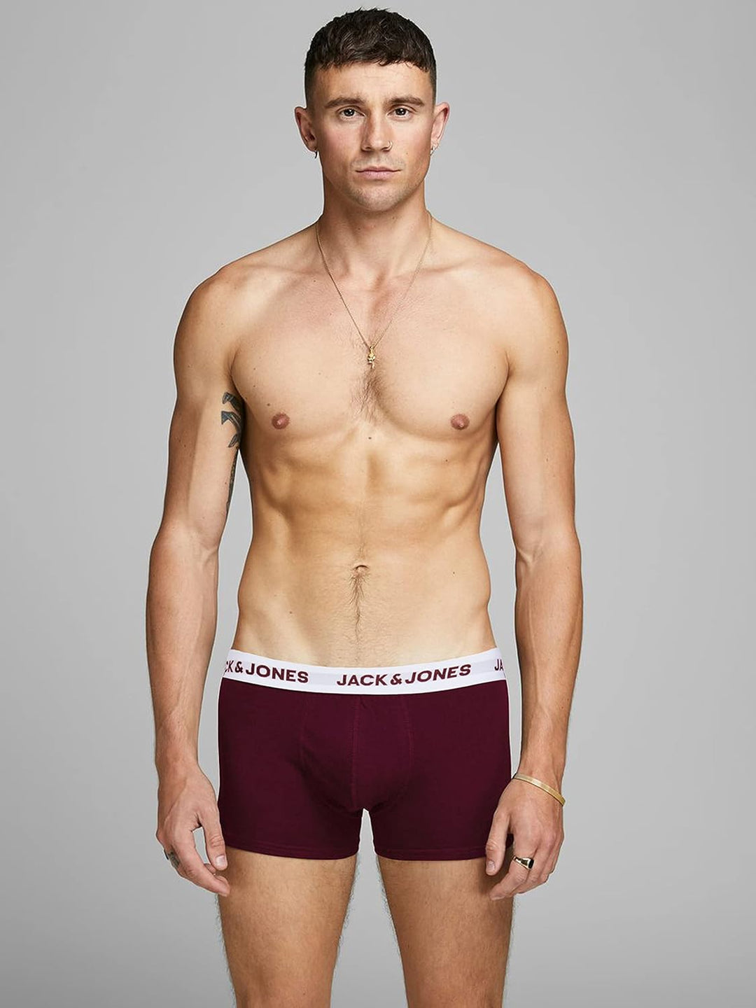 JACK & JONES Male Kurze Boxershorts 10er-Pack Kurze Boxershorts S 4x Schwarz, 2x Port Royale, 2 Ivy