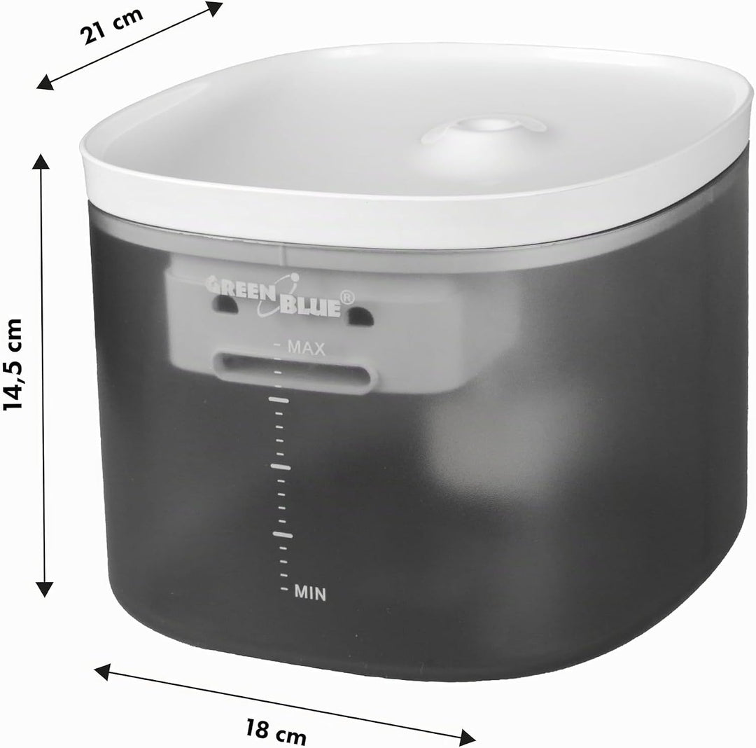 Green Blue Automatischer Wasserspender für Haustiere | Trinkbrunnen für Hunde und Katzen | 3L Fassun