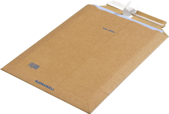 25 St Suprawell SW80 DIN A3+ Versandtaschen 370x540 mm aus feiner Wellpappe