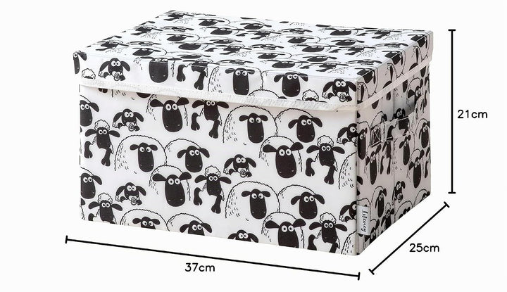 meets Shaun das Schaf Aufbewahrungsbox mit Deckel für Kinder – Box mit dem kultigen Schaf zum Versta