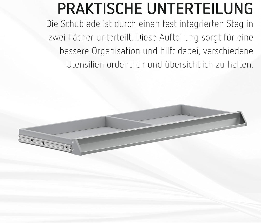 moll Easy Schublade, Kinderschreibtisch Erweiterung für zusätzlichen Stauraum, geeignet für die Kind